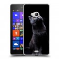 Дизайнерский пластиковый чехол для Microsoft Lumia 540 Кошки