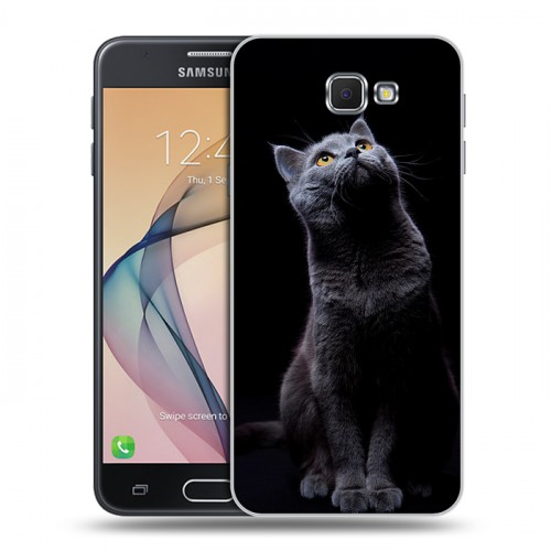 Дизайнерский пластиковый чехол для Samsung Galaxy J5 Prime Кошки