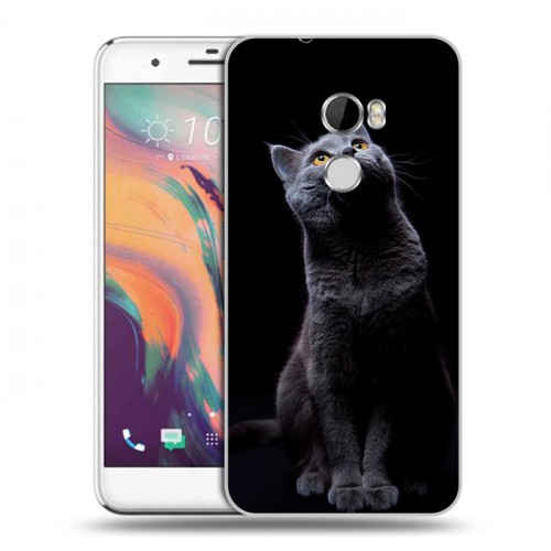 Дизайнерский пластиковый чехол для HTC One X10 Кошки