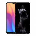 Дизайнерский силиконовый с усиленными углами чехол для Xiaomi RedMi 8A Кошки