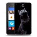 Дизайнерский силиконовый чехол для Microsoft Lumia 430 Dual SIM Кошки