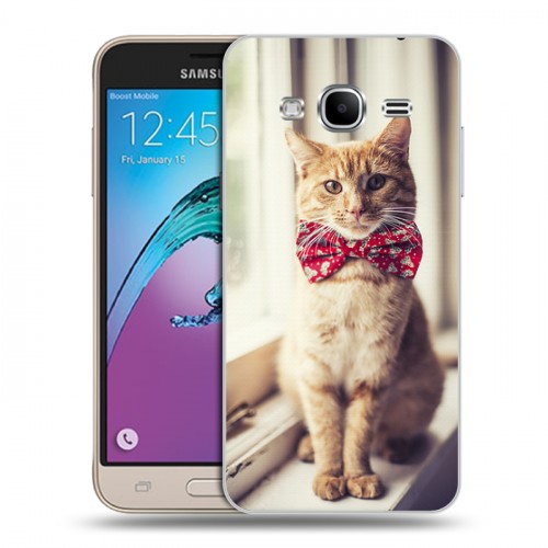 Дизайнерский пластиковый чехол для Samsung Galaxy J3 (2016) Кошки