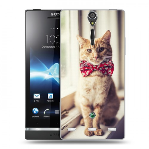 Дизайнерский пластиковый чехол для Sony Xperia S Кошки
