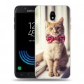 Дизайнерский пластиковый чехол для Samsung Galaxy J5 (2017) Кошки