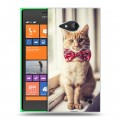 Дизайнерский пластиковый чехол для Nokia Lumia 730/735 Кошки