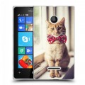 Дизайнерский пластиковый чехол для Microsoft Lumia 435 Кошки