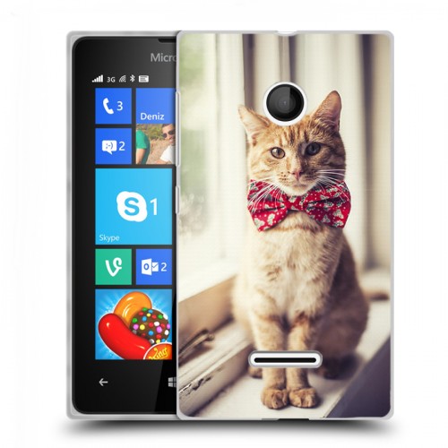 Дизайнерский пластиковый чехол для Microsoft Lumia 435 Кошки