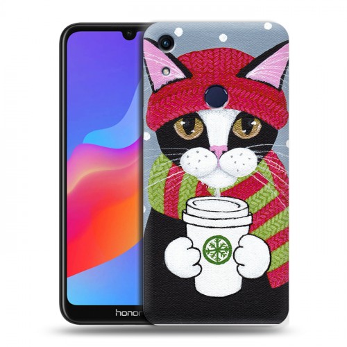 Дизайнерский пластиковый чехол для Huawei Honor 8A Кошки