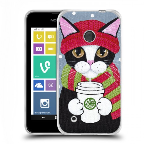 Дизайнерский пластиковый чехол для Nokia Lumia 530 Кошки