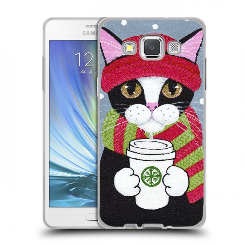 Дизайнерский пластиковый чехол для Samsung Galaxy A5 Кошки