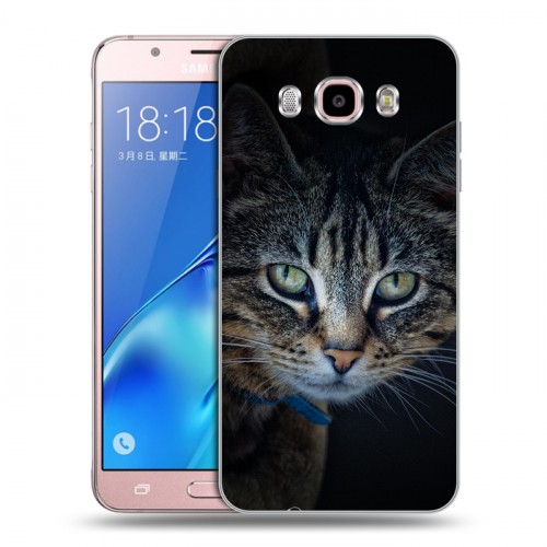 Дизайнерский силиконовый с усиленными углами чехол для Samsung Galaxy J5 (2016) Кошки