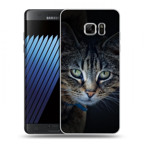 Дизайнерский пластиковый чехол для Samsung Galaxy Note 7 Кошки