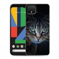Дизайнерский пластиковый чехол для Google Pixel 4 XL Кошки