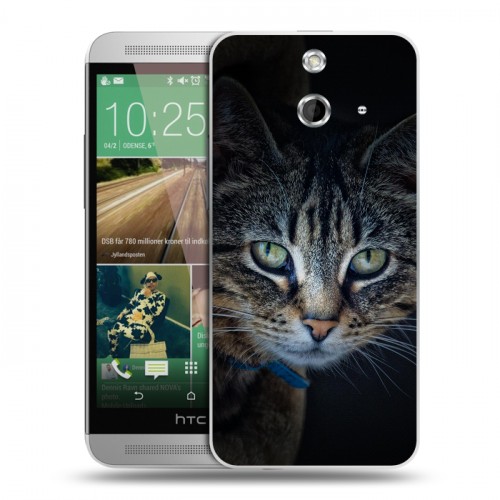 Дизайнерский пластиковый чехол для HTC One E8 Кошки