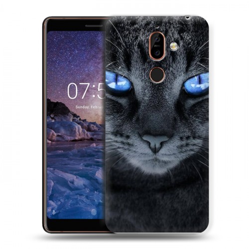 Дизайнерский пластиковый чехол для Nokia 7 Plus Кошки