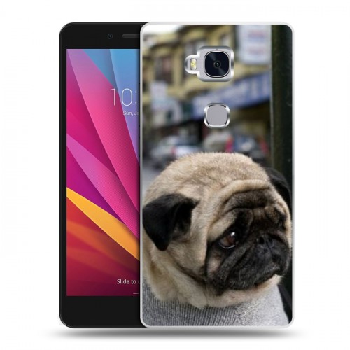 Дизайнерский силиконовый чехол для Huawei Honor 5X Собаки