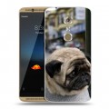 Дизайнерский пластиковый чехол для ZTE Axon 7 Собаки