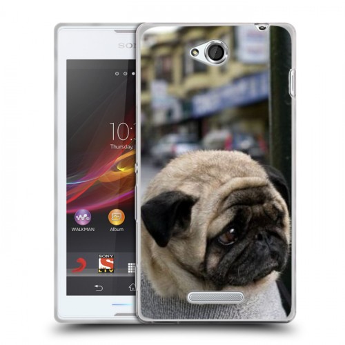 Дизайнерский пластиковый чехол для Sony Xperia C Собаки