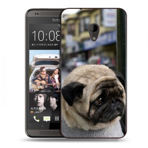 Дизайнерский пластиковый чехол для HTC Desire 700 Собаки