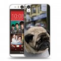 Дизайнерский силиконовый чехол для HTC Desire Eye Собаки