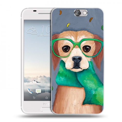 Дизайнерский силиконовый чехол для HTC One A9 Собаки