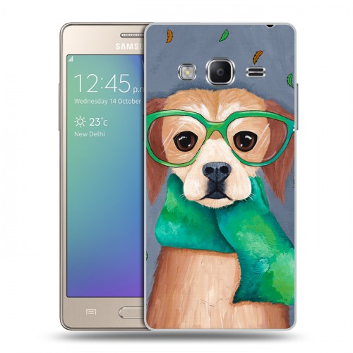 Дизайнерский пластиковый чехол для Samsung Z3 Собаки