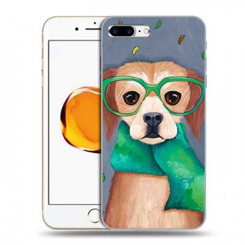Дизайнерский силиконовый чехол для Iphone 7 Plus / 8 Plus Собаки