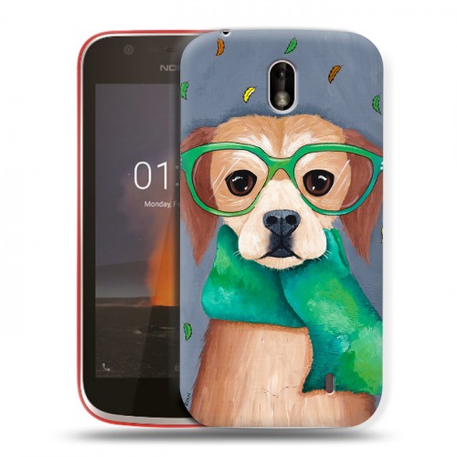 Дизайнерский пластиковый чехол для Nokia 1 Собаки