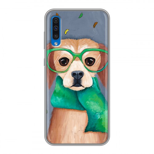 Дизайнерский пластиковый чехол для Samsung Galaxy A50 Собаки