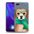 Дизайнерский силиконовый с усиленными углами чехол для OPPO A1k Собаки