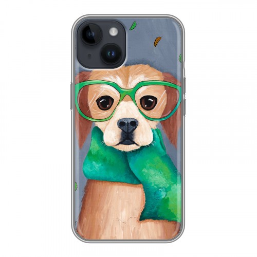 Дизайнерский пластиковый чехол для Iphone 14 Собаки