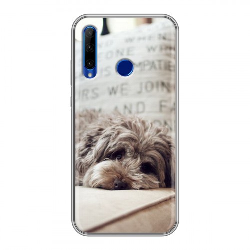 Дизайнерский силиконовый чехол для Huawei Honor 10i Собаки