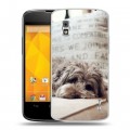 Дизайнерский пластиковый чехол для LG Google Nexus 4 Собаки