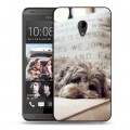 Дизайнерский пластиковый чехол для HTC Desire 700 Собаки