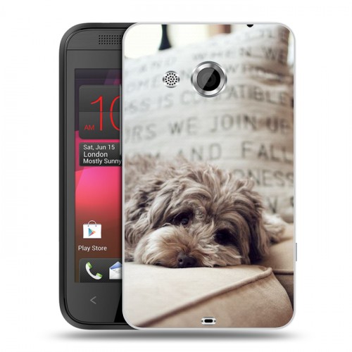 Дизайнерский пластиковый чехол для HTC Desire 200 Собаки