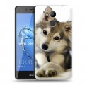 Дизайнерский пластиковый чехол для Huawei Honor 6C Pro Собаки