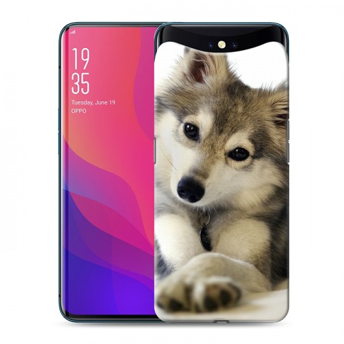 Дизайнерский силиконовый чехол для OPPO Find X Собаки