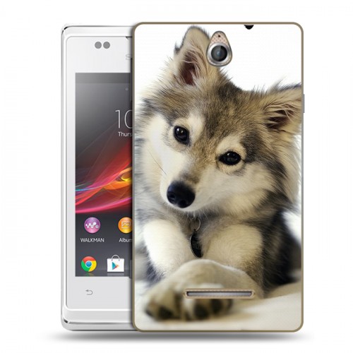 Дизайнерский пластиковый чехол для Sony Xperia E Собаки