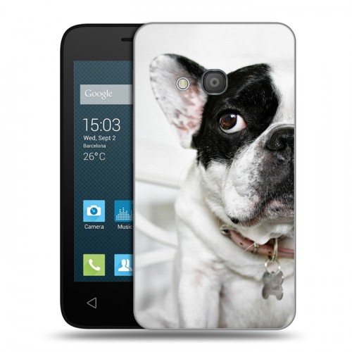 Дизайнерский силиконовый чехол для Alcatel One Touch Pixi 4 (4) Собаки