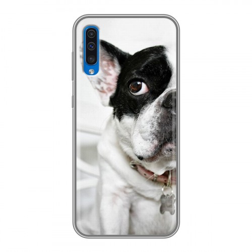 Дизайнерский силиконовый с усиленными углами чехол для Samsung Galaxy A50 Собаки