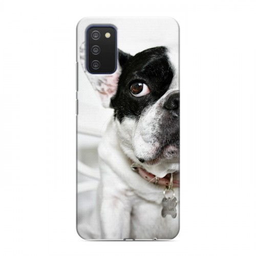 Дизайнерский силиконовый с усиленными углами чехол для Samsung Galaxy A03s Собаки