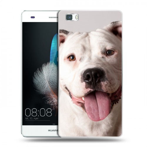 Дизайнерский пластиковый чехол для Huawei P8 Lite Собаки