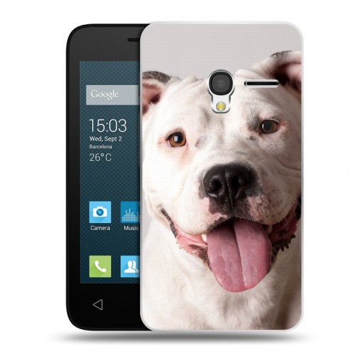 Дизайнерский пластиковый чехол для Alcatel One Touch Pixi 3 (4.0) Собаки