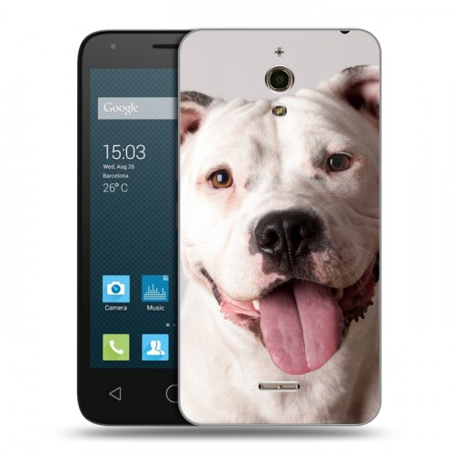 Дизайнерский силиконовый чехол для Alcatel One Touch Pixi 4 (6) Собаки