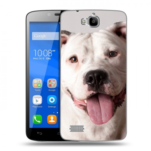 Дизайнерский пластиковый чехол для Huawei Honor 3C Lite Собаки