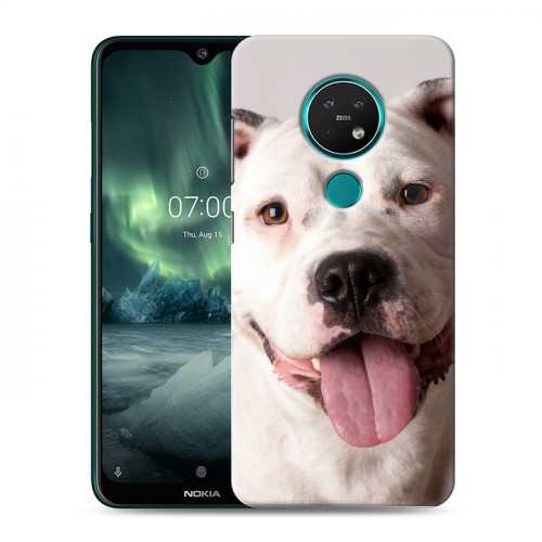 Дизайнерский силиконовый с усиленными углами чехол для Nokia 7.2 Собаки