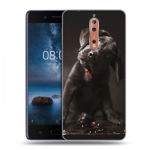 Дизайнерский пластиковый чехол для Nokia 8 Щенки