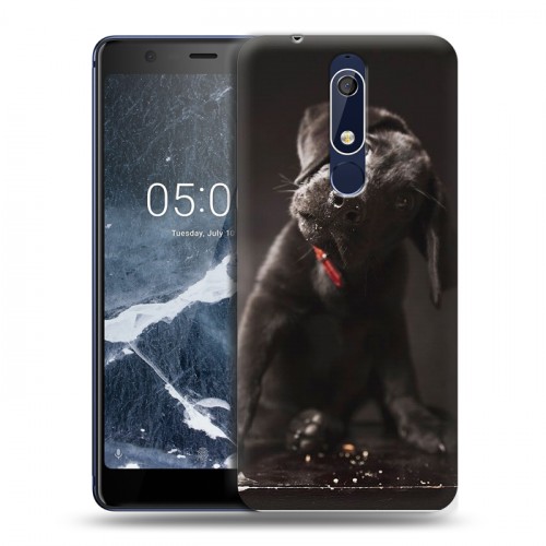 Дизайнерский пластиковый чехол для Nokia 5.1 Щенки