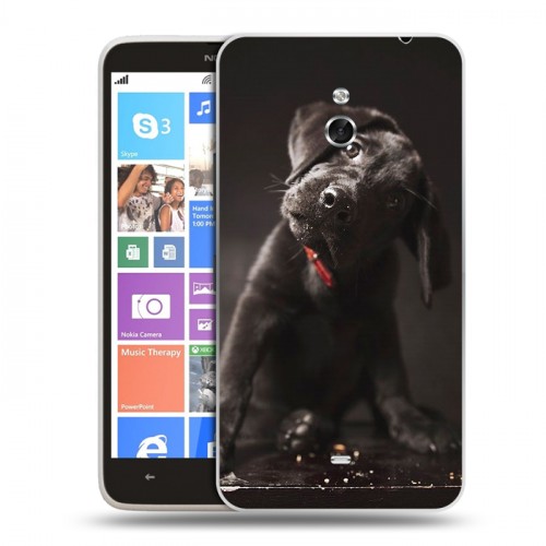 Дизайнерский пластиковый чехол для Nokia Lumia 1320 Щенки