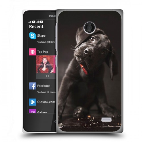 Дизайнерский пластиковый чехол для Nokia X Щенки